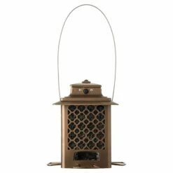 More Birds® Bronze Metal Hopper Bird Feeder -birds Shop 105 7 in use 1