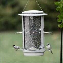 Squirrel-X X1 Squirrel-Resistant Bird Feeder With Spring-Loaded Perches - 4.2 Lb