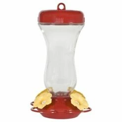 Perky-Pet® Yellow Petunia Top Fill Glass Hummingbird Feeder -birds Shop 131tf d 1