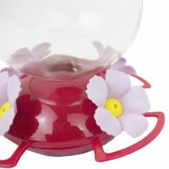 Perky-Pet® Pink Top-Fill Glass Hummingbird Feeder 16 Perky-Pet® Pink Top-Fill Glass Hummingbird Feeder -birds Shop 132tfp c2
