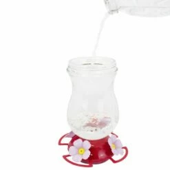 Perky-Pet® Pink Top-Fill Glass Hummingbird Feeder 17 Perky-Pet® Pink Top-Fill Glass Hummingbird Feeder -birds Shop 132tfp c3