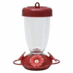 Perky-Pet® Red Impatient Top Fill Plastic Hummingbird Feeder 8 Perky-Pet® Red Impatient Top Fill Plastic Hummingbird Feeder -birds Shop 135tf d 1