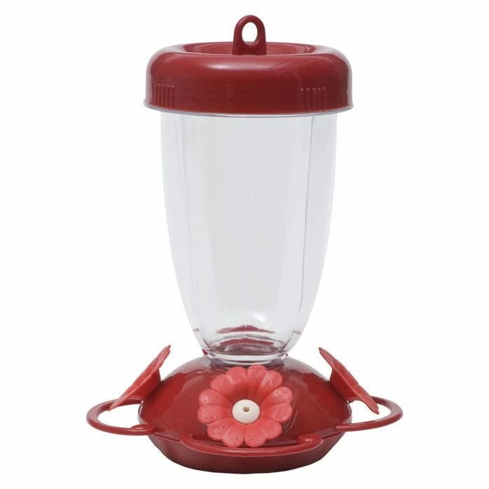 Perky-Pet® Red Impatient Top Fill Plastic Hummingbird Feeder 4 Perky-Pet® Red Impatient Top Fill Plastic Hummingbird Feeder - Image 4
