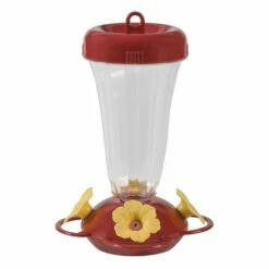 Perky-Pet® Yellow Petunia Top Fill Plastic Hummingbird Feeder -birds Shop 136tf d 1