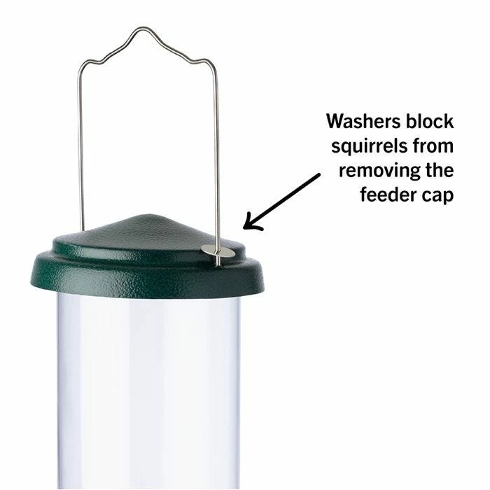 Squirrel-X X7 Squirrel-Resistant Bird Feeder With Collapsible Perches - 4.4 Lb 4 Squirrel-X X7 Squirrel-Resistant Bird Feeder With Collapsible Perches - 4.4 Lb - Image 4