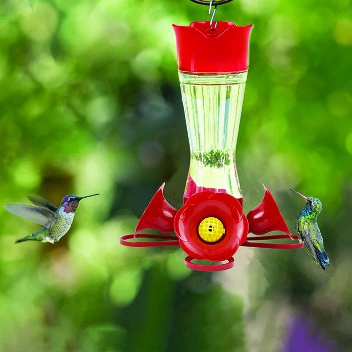 Perky-Pet® Pinch-Waist Glass Hummingbird Feeder - 8 Oz Nectar Capacity 1 Perky-Pet® Pinch-Waist Glass Hummingbird Feeder - 8 Oz Nectar Capacity