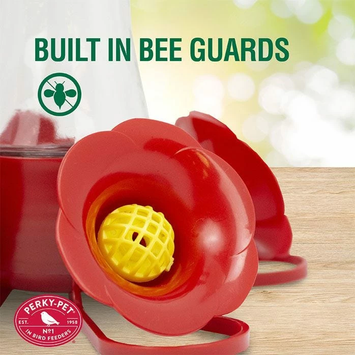 Perky-Pet® Pinch-Waist Glass Hummingbird Feeder - 8 Oz Nectar Capacity 6 Perky-Pet® Pinch-Waist Glass Hummingbird Feeder - 8 Oz Nectar Capacity - Image 6