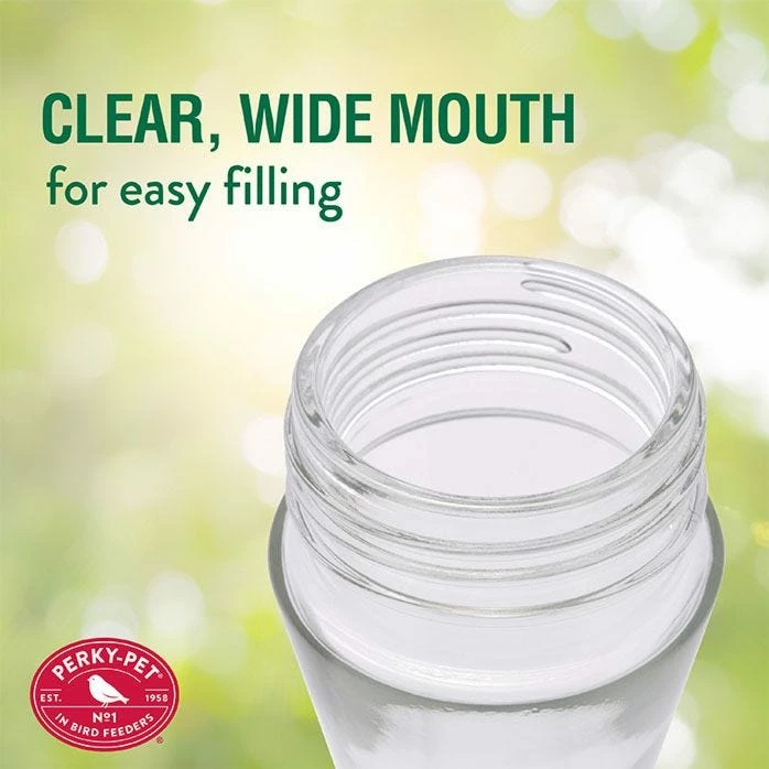 Perky-Pet® Pinch-Waist Glass Hummingbird Feeder - 8 Oz Nectar Capacity 4 Perky-Pet® Pinch-Waist Glass Hummingbird Feeder - 8 Oz Nectar Capacity - Image 4