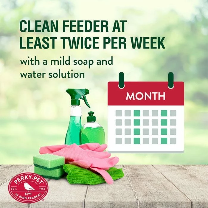 Perky-Pet® Pinch-Waist Red Glass Hummingbird Feeder - 8 Oz Nectar Capacity 8 Perky-Pet® Pinch-Waist Red Glass Hummingbird Feeder - 8 Oz Nectar Capacity - Image 8