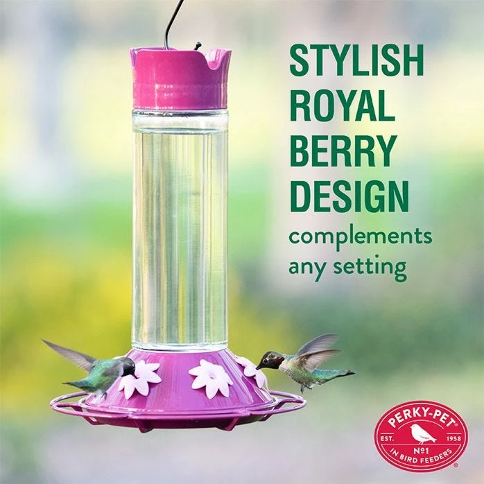 Perky-Pet® Our Best Royal Berry Hummingbird Feeder 9 Perky-Pet® Our Best Royal Berry Hummingbird Feeder - Image 9