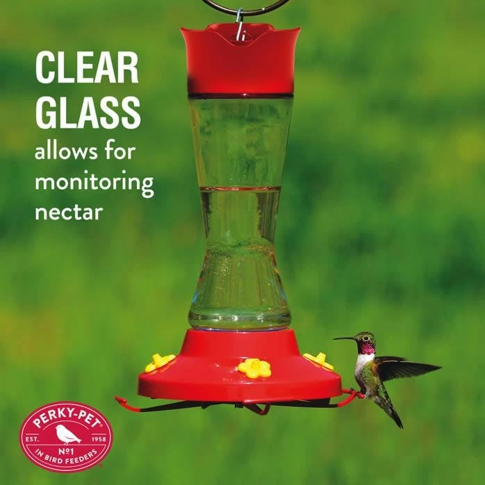 Perky-Pet® Pinch Waist Glass Hummingbird Feeder - 1 Feeder 8 Perky-Pet® Pinch Waist Glass Hummingbird Feeder - 1 Feeder - Image 8