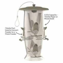 More Birds® Abundance Combination Sunflower/Thistle Bird Feeder - 3.5 Lb -birds Shop 22 4 infographic