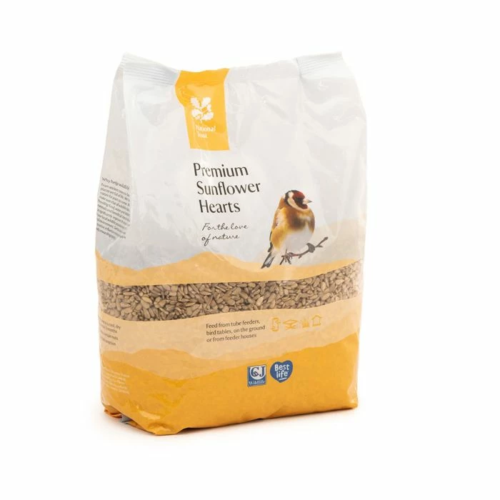 National Trust Premium Sunflower Hearts For Birds 1 National Trust Premium Sunflower Hearts For Birds