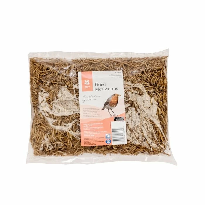 National Trust Dried Mealworms 250g 1 National Trust Dried Mealworms 250g