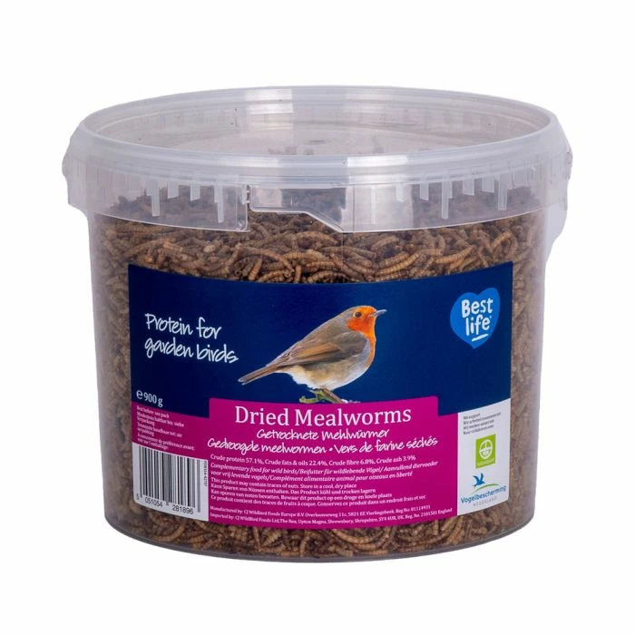 Dried Mealworms 900g (bucket) 1 Dried Mealworms 900g (bucket)