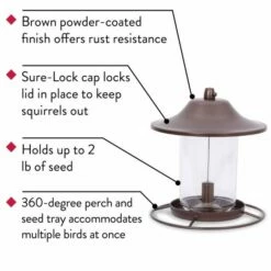 Perky-Pet® Bronze Panorama Wild Bird Feeder 14 Perky-Pet® Bronze Panorama Wild Bird Feeder -birds Shop 312 d 8