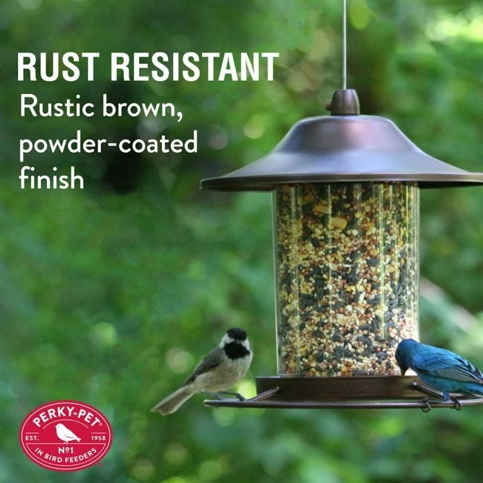 Perky-Pet® Bronze Panorama Wild Bird Feeder 3 Perky-Pet® Bronze Panorama Wild Bird Feeder - Image 3