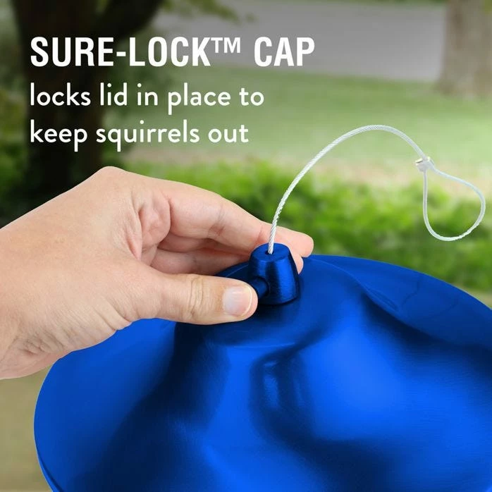 Perky-Pet® Blue Sparkle Panorama Bird Feeder 5 Perky-Pet® Blue Sparkle Panorama Bird Feeder - Image 5