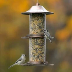 Perky-Pet® 2-Tier Copper Panorama Bird Feeder