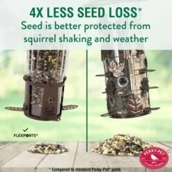Perky-Pet® Squirrel-Be-Gone® Max Bird Feeder With Flexports® -birds Shop 334 info8a