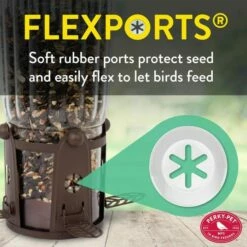 Perky-Pet® Squirrel-Be-Gone® Max Bird Feeder With Flexports® -birds Shop 334 info 1 698
