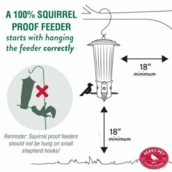 Perky-Pet® Squirrel-Be-Gone® Max Bird Feeder With Flexports® -birds Shop 334 info 6 698