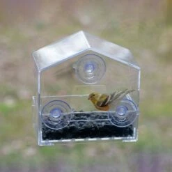 Perky-Pet® Window Bird Feeder - ½ Lb Seed Capacity -birds Shop 345 01