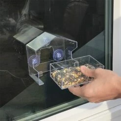 Perky-Pet® Window Bird Feeder - ½ Lb Seed Capacity -birds Shop 345 04