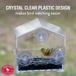 Perky-Pet® Window Bird Feeder - ½ Lb Seed Capacity -birds Shop 345 info2 698