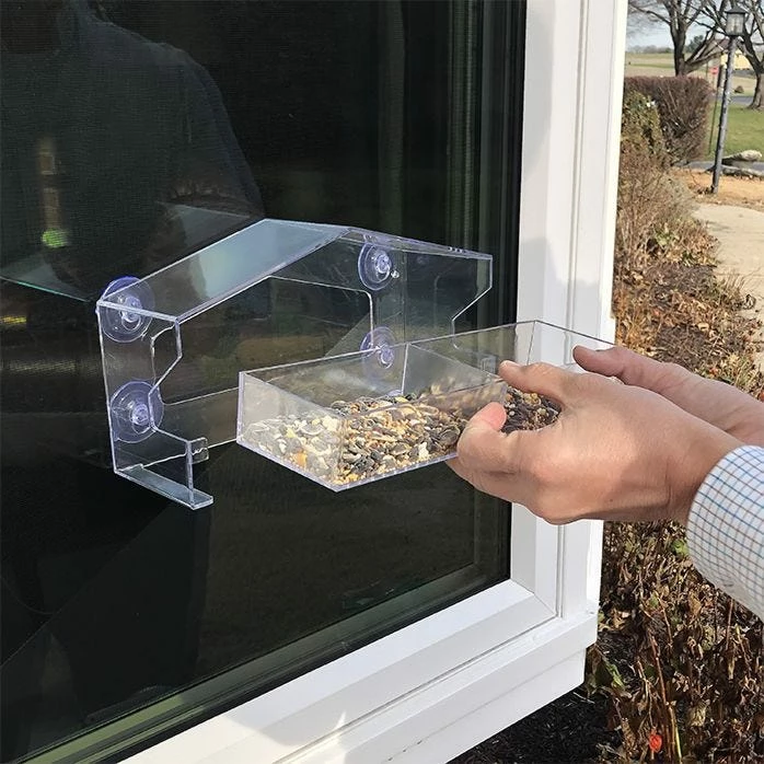 Perky-Pet® Dual-Seed Window Bird Feeder - 1 Lb Seed Capacity 16 Perky-Pet® Dual-Seed Window Bird Feeder - 1 Lb Seed Capacity - Image 16