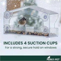 Perky-Pet® Dual-Seed Window Bird Feeder - 1 Lb Seed Capacity 27 Perky-Pet® Dual-Seed Window Bird Feeder - 1 Lb Seed Capacity -birds Shop 347 info5 698 1