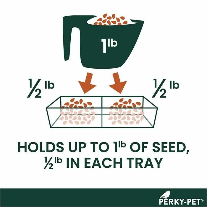 Perky-Pet® Dual-Seed Window Bird Feeder - 1 Lb Seed Capacity 9 Perky-Pet® Dual-Seed Window Bird Feeder - 1 Lb Seed Capacity - Image 9