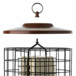 Squirrel-X Double Suet Caged Squirrel-Resistant Bird Feeder 9 Squirrel-X Double Suet Caged Squirrel-Resistant Bird Feeder -birds Shop 38069 5 in use