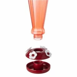 More Birds® Hollyhock Hummingbird Feeder With Bee Guard Nectar Ports - 25 Oz -birds Shop 38104 6 in use