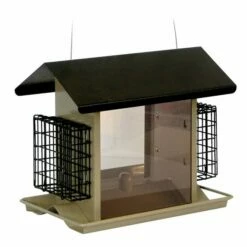 More Birds® Large Hopper Bird Feeder With Suet Holders - 8.4 Lb And 2 Suet Cakes -birds Shop 38111 6 in use