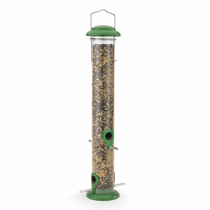 More Birds® 19 Inch Tube Bird Feeder - 1.6 Lb 5 More Birds® 19 Inch Tube Bird Feeder - 1.6 Lb - Image 5