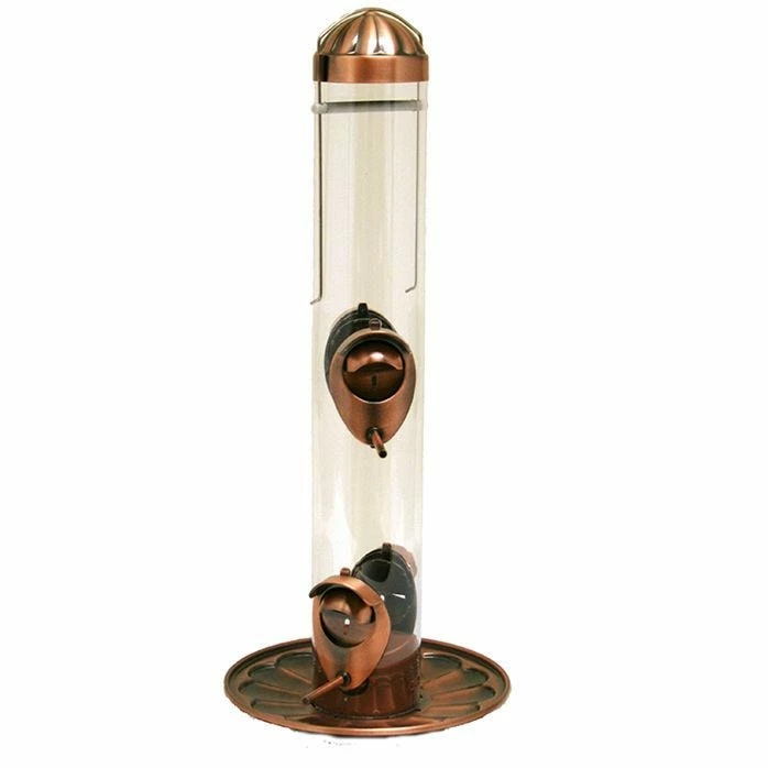 Perky-Pet® Copper Finish 2-in-1 Wild Bird Feeder 3 Perky-Pet® Copper Finish 2-in-1 Wild Bird Feeder - Image 3