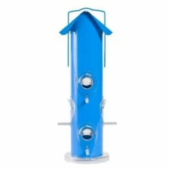 Perky-Pet® Blue Metal Tube Wild Bird Feeder -birds Shop 391 d 1 1