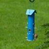 Perky-Pet® Blue Metal Tube Wild Bird Feeder