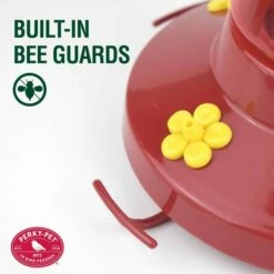 Perky-Pet® Red Pinch-Waist Plastic Hummingbird Feeder - 16 Oz Nectar Capacity -birds Shop 410p info2 698