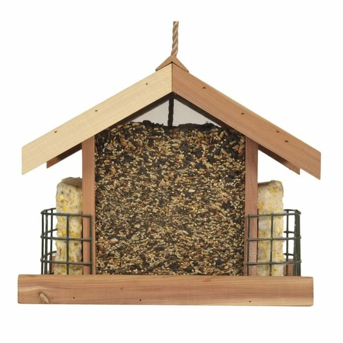 Perky-Pet® Deluxe Chalet Cedar Feeder 3 Perky-Pet® Deluxe Chalet Cedar Feeder - Image 3