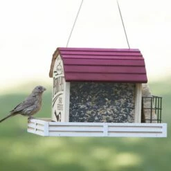 Perky-Pet® Star Barn Wood Chalet Bird Feeder