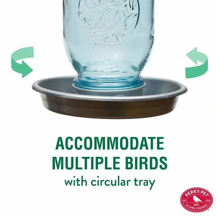 Perky-Pet® Mason Jar Wild Bird Waterer - 1-Pack 4 Perky-Pet® Mason Jar Wild Bird Waterer - 1-Pack - Image 4