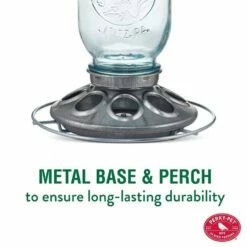 Perky-Pet® Mason Jar Wild Bird Feeder -birds Shop 784 1sr info3