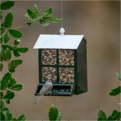Squirrel-X X9 Squirrel-Resistant Bird Feeder With Spring-Loaded Perch - 6 Lb