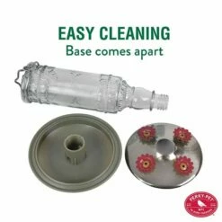 Perky-Pet® Clear Antique Glass Bottle Hummingbird Feeder - 10 Oz Nectar Capacity 14 Perky-Pet® Clear Antique Glass Bottle Hummingbird Feeder - 10 Oz Nectar Capacity -birds Shop 8107 1sr info3