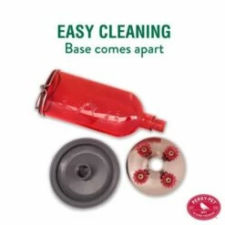 Perky-Pet® Red Antique Glass Bottle Hummingbird Feeder -birds Shop 8109 2 ig03