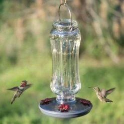 Perky-Pet® Starglow Vintage Glass Hummingbird Feeder