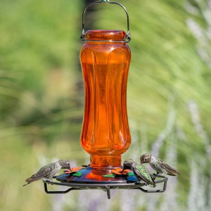 Perky-Pet® Carnival Vintage Glass Oriole Feeder 3 Perky-Pet® Carnival Vintage Glass Oriole Feeder - Image 3