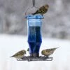 Perky-Pet® Sapphire Starburst Vintage Glass Bird Feeder
